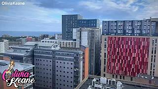 british uni student blonde chubby sucks cock lingerie pantyhose creampie homemade orgasm