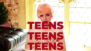 naughty british redhead nurse student sneaks patient's cock suck in hospital