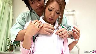 Petite Japanese Nurse Seduces Patient For Uncensored Creampie