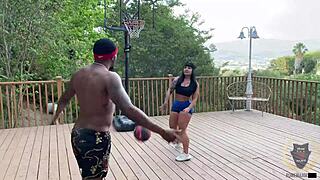 Thick Latina Milf Monica Santhiago Poolside Filled By Rome Major