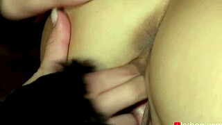 Petite halloween lesbians with furry buttplug tails lick to orgasm