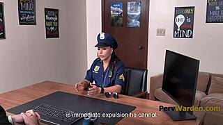 Teacher POWERS Cop Lady Into FUCKING Whore!