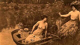 Vintage Hairy Babe Bent Over For Erotic Doggystyle Pounding