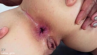 first anal creampie rips abby montano's latina ass wide
