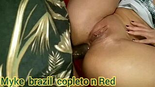 larissa leite cleans myke brazil's house then takes big ass pounding