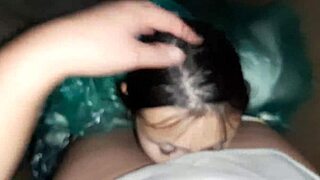 A stranger waits out rain in my barn and i lick her to orgasm