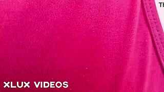 Roommate helps with depilation but turns it into naughty fun