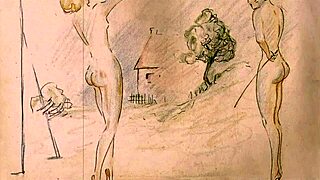 Vintage Hairy Babe Bent Over For Erotic Doggystyle Pounding