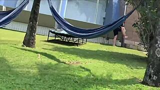 Big Tits Milf Handjobs Monster Cock to Cum on Beach