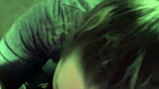 Slutty girlfriend deepthroats cock sloppy before work shift?