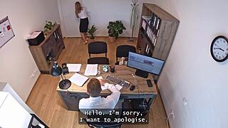 loan inquiry spirals into steamy office table sex surprise
