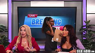 Two Big Cock Shemales Pound Black Milf Destiny Mira Mid Tv Show