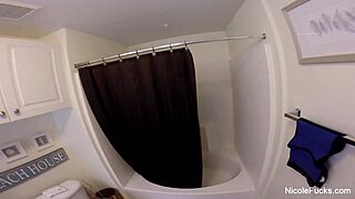 Nicole Aniston Blonde Big Tits Shower Blowjob Creampie Fuck