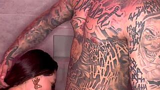 tattooed brazilian milf with fake tits gets fucked hard by young stud