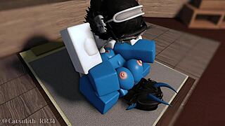 Horny Demon Girl Bent Over Doggy Monster Cock Missionary Cumshot