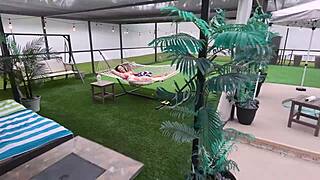 My stepson lotioned my tatts then slammed his cock deep inside me hard