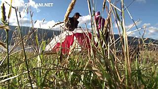 Forest Guide Pounds Girlfriend's Big Tits Doggystyle Bent Over