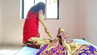 damn that maid muskan bhabhi gets her ass and pussy pounded hard by landlord
