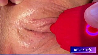 horny milf fingers tight pussy vibrates to squirt orgasm