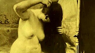 Vintage Hairy Babe Bent Over For Erotic Doggystyle Pounding