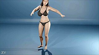 Big Tits Milf Mommy Dances Nude in Night Club Heels