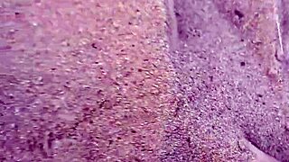 Barefoot Model's Sensory Feet In Sand Nature Fetish Display