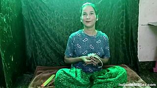 real indian couple's homemade jija sali chudai with creampie squirting orgasm