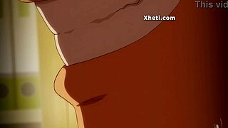 anime hentai doggystyle creampie with big tits bent over pussy fuck