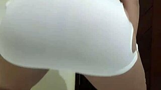 gostosa dances transparent skirt then sits ass on dick!