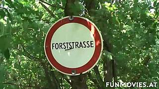 slim jackie tiefenbacher's wild woods fuck tease