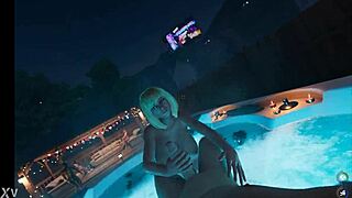 Brittney's huge natural tits bounce at cum-filled house party 😍💦