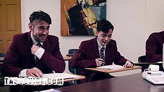 what if big tits teacher gangbanged classroom hard?