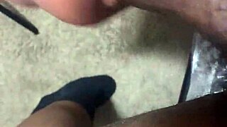 Pornstar strokes monster bbc with homemade fleshlight solo