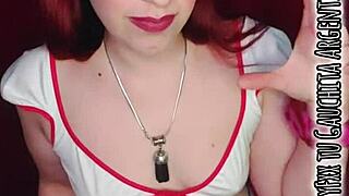 nurse latina checks your huge cock with dirty talk and toys