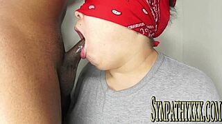 BBW Chokes On Black Monster Cock Deepthroat Facial Cum Swallow Sloppy