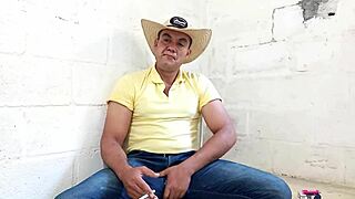 yuri gacho's thick brazilian cock squirts massive load