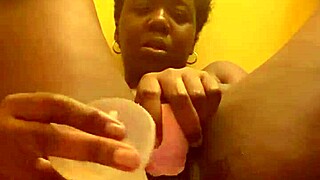 ebony solo ecstasy dirty talk wet pussy toys