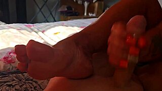 stepmom's curvy feet and fat ass tempt me for barefoot fetish roleplay after breakfast!