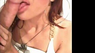 Ladyboy slurps pecker then takes it deep in ass!