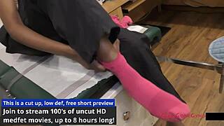 I'm perverted podiatrist Jewel foot fetish tickling patients