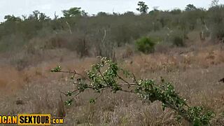 Horny African Teen's Perfect Big Ass Takes Wild Pussy Pounding Awahle!