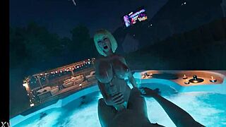 Brittney's huge natural tits bounce at cum-filled house party 😍💦