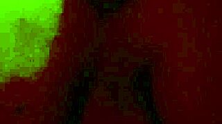 Huge Dildo Stretches Gaping Asshole in Shower