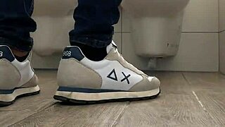 wow friend jerks to explosive bathroom orgasm spy cam