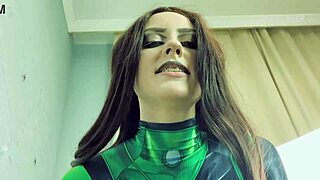 dominatrix shego catches you fucks your ass hard with strapon