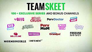 Skinny Teen Stepsis Fucks to Escape Jail with Doggystyle and Blowjob