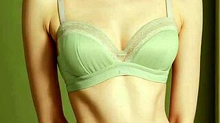 lingerie models flaunt flower panties