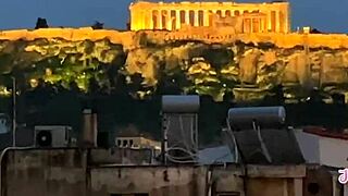 exciting shower sex splash with horny petite brunette pov athens vlog