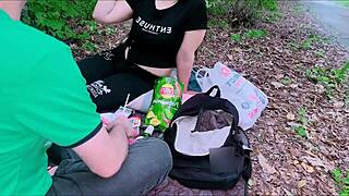 stranger bends camping latina's fat ass for wild outdoor homemade fuck