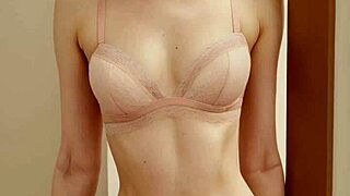 lingerie models flaunt flower panties